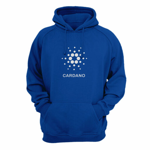 Cardano (ADA) Cryptocurrency Symbol Hooded Sweatshirt