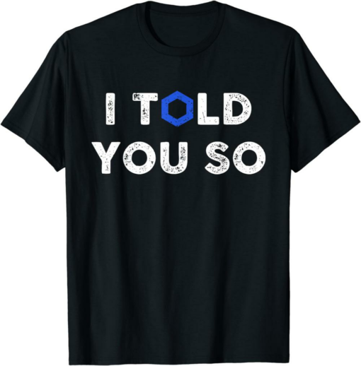 Chainlink T-Shirt Cryptocurrency Talk Space Blockchain
