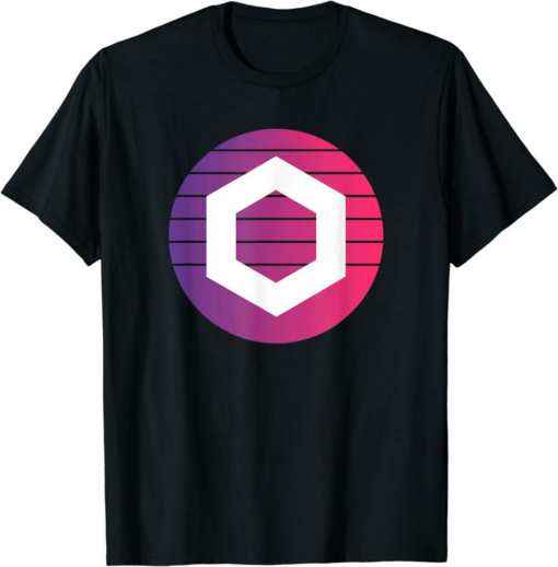 Chainlink T-Shirt Link Logo Crypto Circle Cool Cryptocurrency