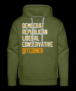 Democrat Republican Conservative Liberal Bitcoiner (White Lettering) Bitcoin Hoodie Sweatshirt 3 Democrat Republican Conservative Liberal Bitcoiner White Lettering Bitcoin Hoodie Sweatshirt 4