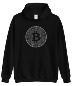 Distressed Bitcoin Coin Hoodie