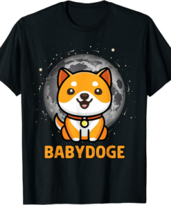 Doge Coin T-Shirt Baby Crypto Moon Cryptocurrency Shiba