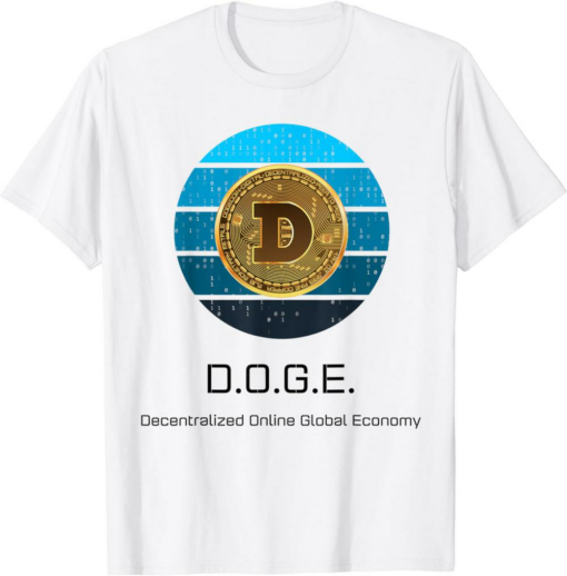 Doge Coin T-Shirt Dogecoin Crypto Logo