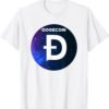 Doge Coin T-Shirt Dogecoin Cryptocurrency Space Galaxy