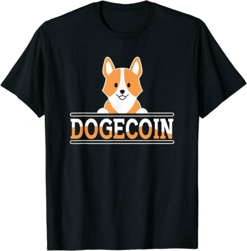 Doge Coin T-Shirt Dogecoin Digital Currency Meme