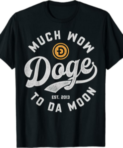Doge Coin T-Shirt Dogecoin Logo Shiba Inu Dog Crypto