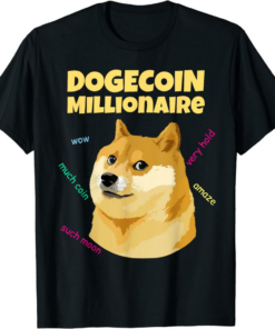 Doge Coin T-Shirt Dogecoin Wow Crypto