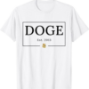 Doge Coin T-Shirt Est 2013 Crypto Currency