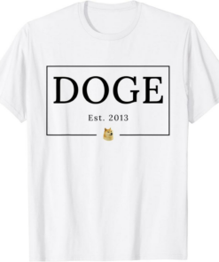 Doge Coin T-Shirt Est 2013 Crypto Currency