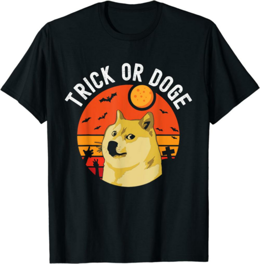 Doge Coin T-Shirt Halloween Doge Meme Costumes