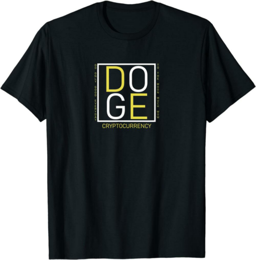 Doge Coin T-Shirt Simple Doge To the Moon Crypto Meme