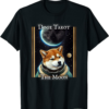 Doge Coin T-Shirt Tarot The Moon Shiba Inu HODL Space Witch