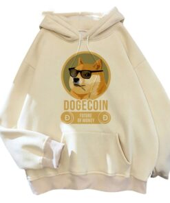 Dogecoin Merch – Dogecoin Future Of Money Graphic Hoodie