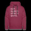Eat Sleep Stack Sats Bitcoin Hoodie Sweatshirt