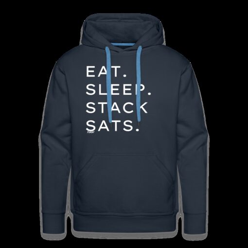 Eat Sleep Stack Sats Bitcoin Hoodie Sweatshirt