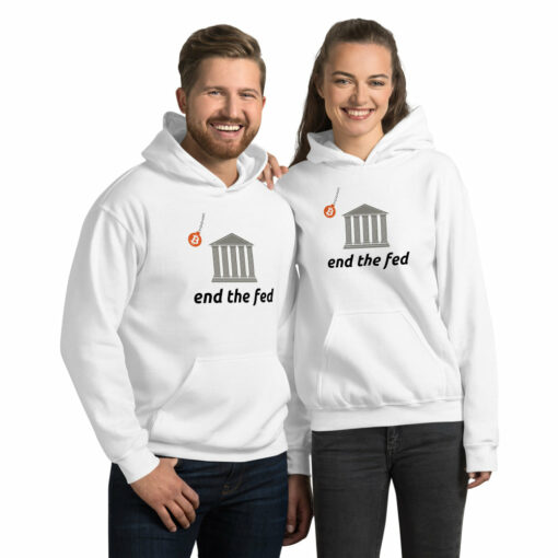 End The Fed Bitcoin Wrecking Ball Hoodie