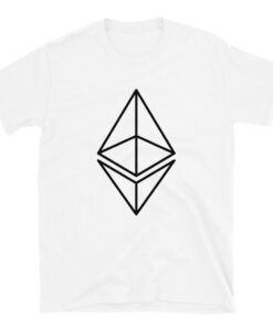 Ethereum Line Design T-Shirt 20 Eth Wire Frame Crypto