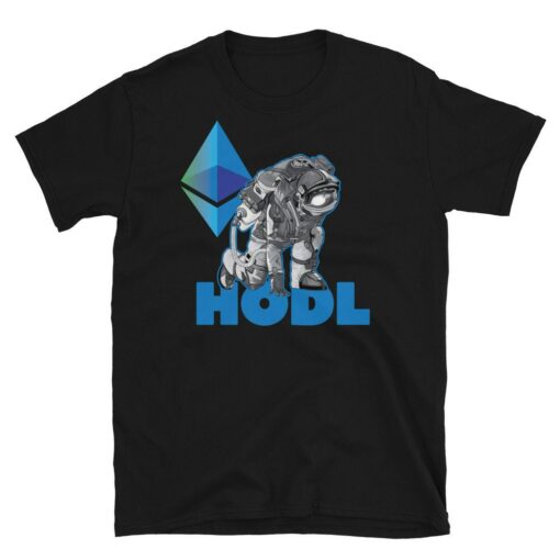 Ethereum Line Design T-Shirt Hodl Crypto Eth Cryptocurrency