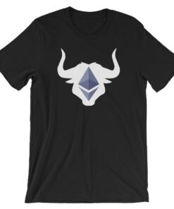 Ethereum Logo T-Shirt Bull Head Cute Digital Blockchain