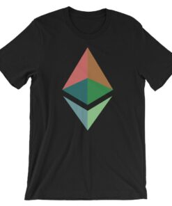 Ethereum Logo T-Shirt Colorful Big Logo Cool Cryptocurrency