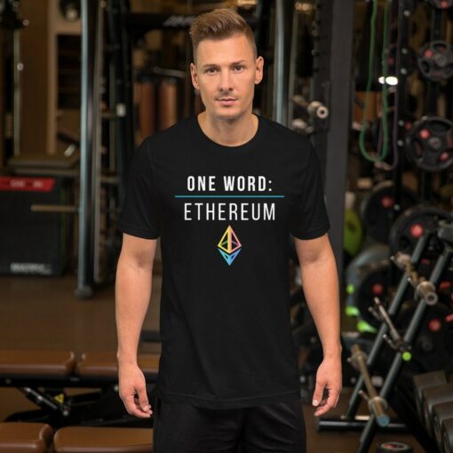 Ethereum Logo T-Shirt Funny One Word Funny Crypto Eth
