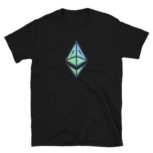 Ethereum Logo T-Shirt Rainbow Eth Crypto Prism Trader