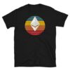Ethereum Logo T-Shirt Sunset Crypto Eth Cryptocurrency