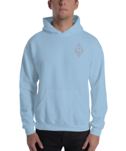 Ethereum Merch - Line design Men’s Embroidered Hoodie 6 Ethereum Merch Line design Men's Embroidered Hoodie 7
