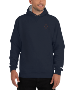 Ethereum Merch – Line design Men’s Embroidered Premium Hoodie