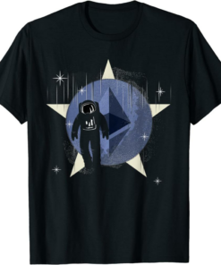 Ethereum Reflection T-Shirt Eth Moon Crypto Blockchain