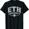 Ethereum Reflection T-Shirt Eth University Distressed