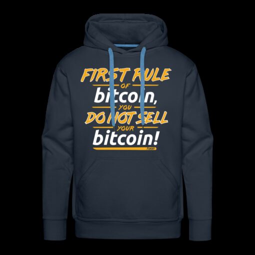 First Rule of Bitcoin Hoodie Sweatshirt
