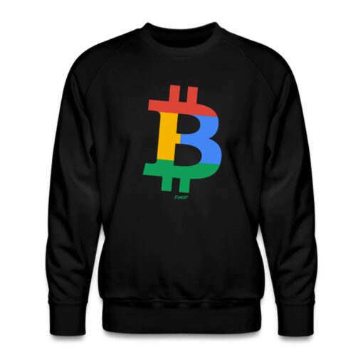 Four Color Bitcoin B Crewneck Sweatshirt