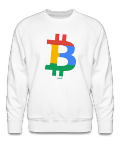 Four Color Bitcoin B Crewneck Sweatshirt 3 Four Color Bitcoin B Crewneck Sweatshirt 4