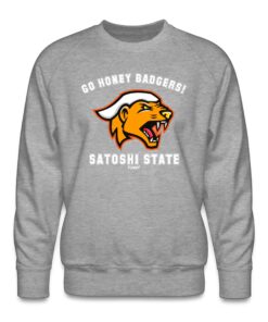 Go Honey Badgers! Satoshi State Bitcoin Crewneck Sweatshirt 2 Go Honey Badgers! Satoshi State Bitcoin Crewneck Sweatshirt 3