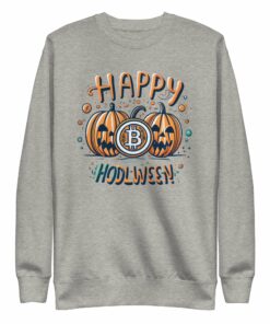 HODLween Pumpkins Bitcoin Crewneck Sweatshirt