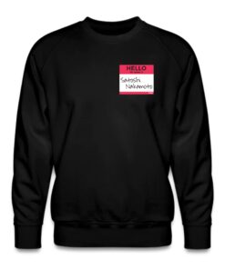 Hello My Name Is Satoshi Nakamoto Bitcoin Crewneck Sweatshirt 3