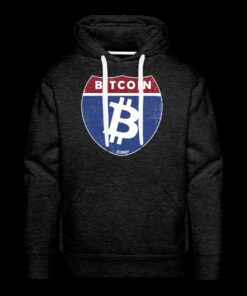 Highway Bitcoin Hoodie Sweatshirt