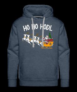 Ho Ho HODL Bitcoin Hoodie Sweatshirt