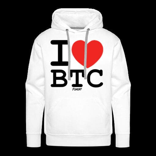 I Heart BTC Bitcoin Hoodie Sweatshirt