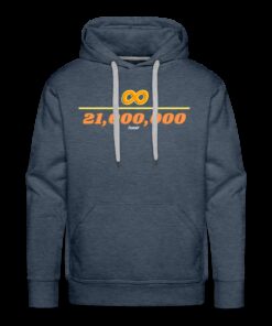 Infinity Divided By 21 Million Bitcoin Hoodie Sweatshirt