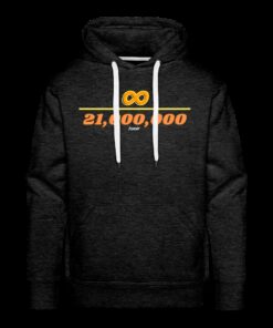 Infinity Divided By 21 Million Bitcoin Hoodie Sweatshirt