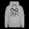Infinity Divided By 21 Million (Black Dotted) Hoodie Sweatshirt