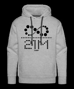 Infinity Divided By 21 Million Black Dotted Hoodie Sweatshirt 1