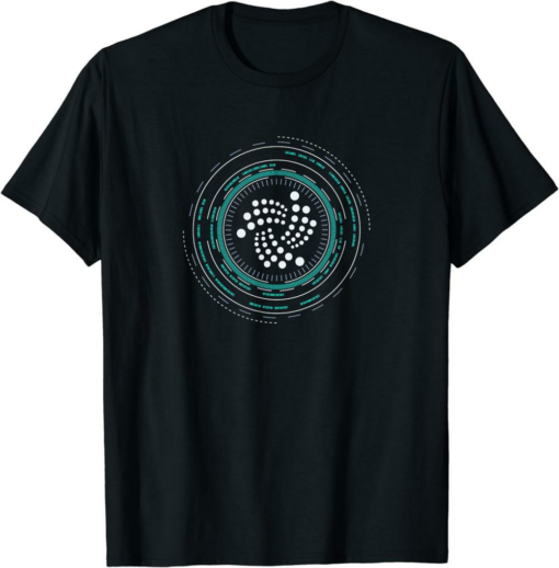Iota Logo T-Shirt Coin Crypto Cryptocurrency Blockchain