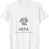Iota Logo T-Shirt Cryptocurrency Blockchain Trendy