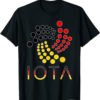 Iota Logo T-Shirt German Flag Blockchain Cryptocurrency