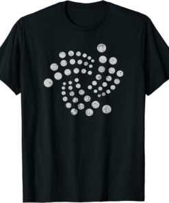 Iota Logo T-Shirt Vintage Distressed Blockchain Crypto