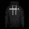 Just HODL It (White Lettering) Bitcoin Hoodie Sweatshirt