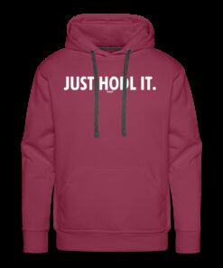 Just HODL It (White Lettering) Bitcoin Hoodie Sweatshirt 2 Just HODL It White Lettering Bitcoin Hoodie Sweatshirt 3